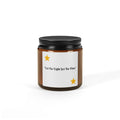 Amber Jar Soy Candle — “Let Da Light Set Da Flow” Scented Candle (Multi-Size)