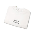 Minimal 'Print It Your Way' Crewneck Sweatshirt