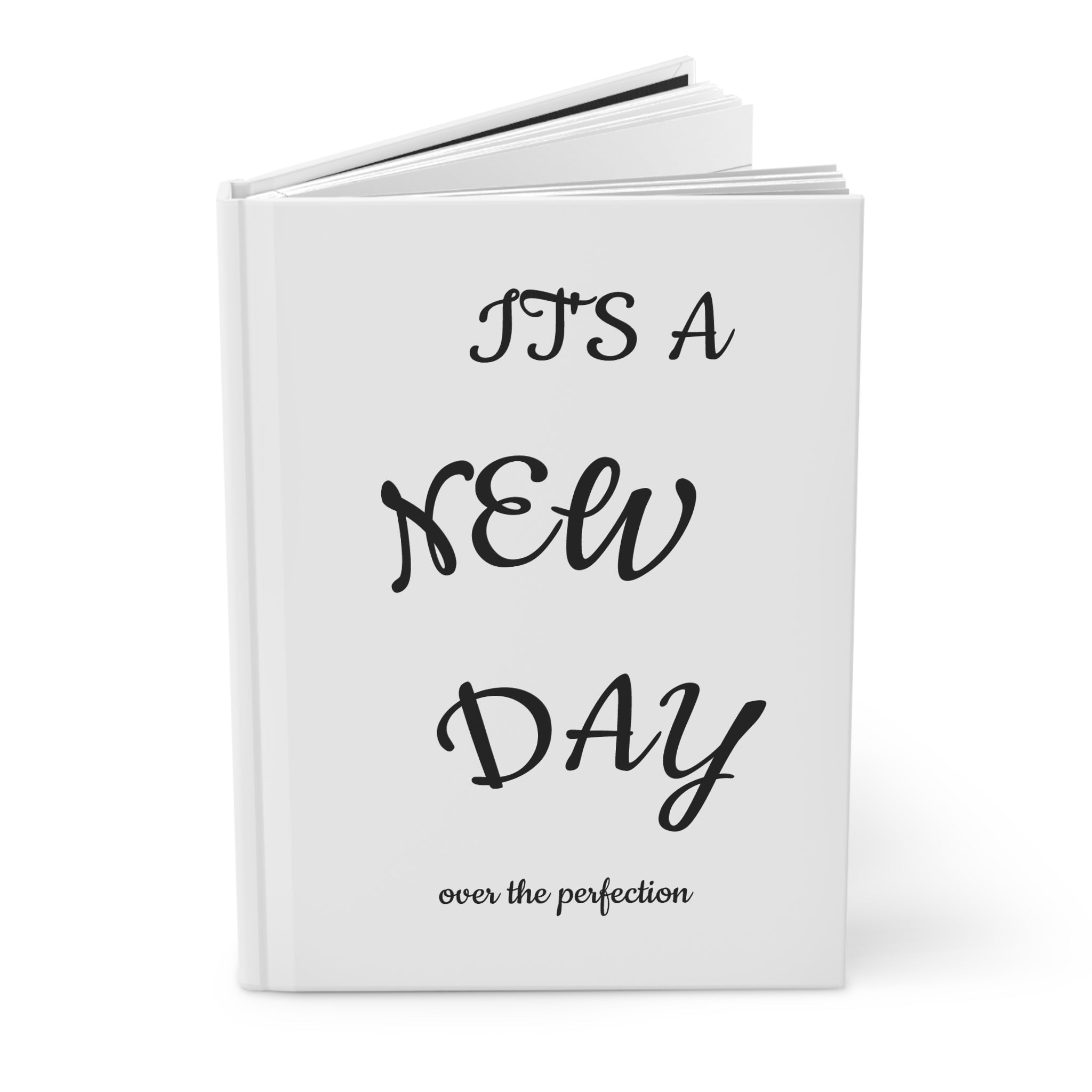 Inspirational Hardcover Journal — "It's a New Day" & "It's the Journey" Motivational Notebooks